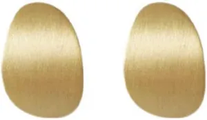 14K Gold Plated Hoop Earrings for Women Fashion Chunky Earrings Set Irregular Circle Geometric Earrings Lightweight Hypoallergenic with 925 Sterling Silver Post Gift Box
