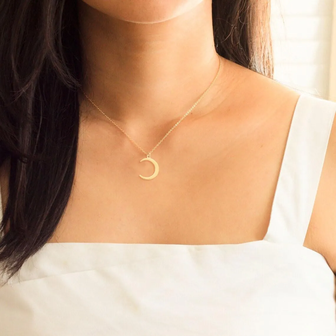 14k Gold Plated Sun Moon Friend Necklace for Women BFF Necklaces for 2, My Besties Friendship Gift