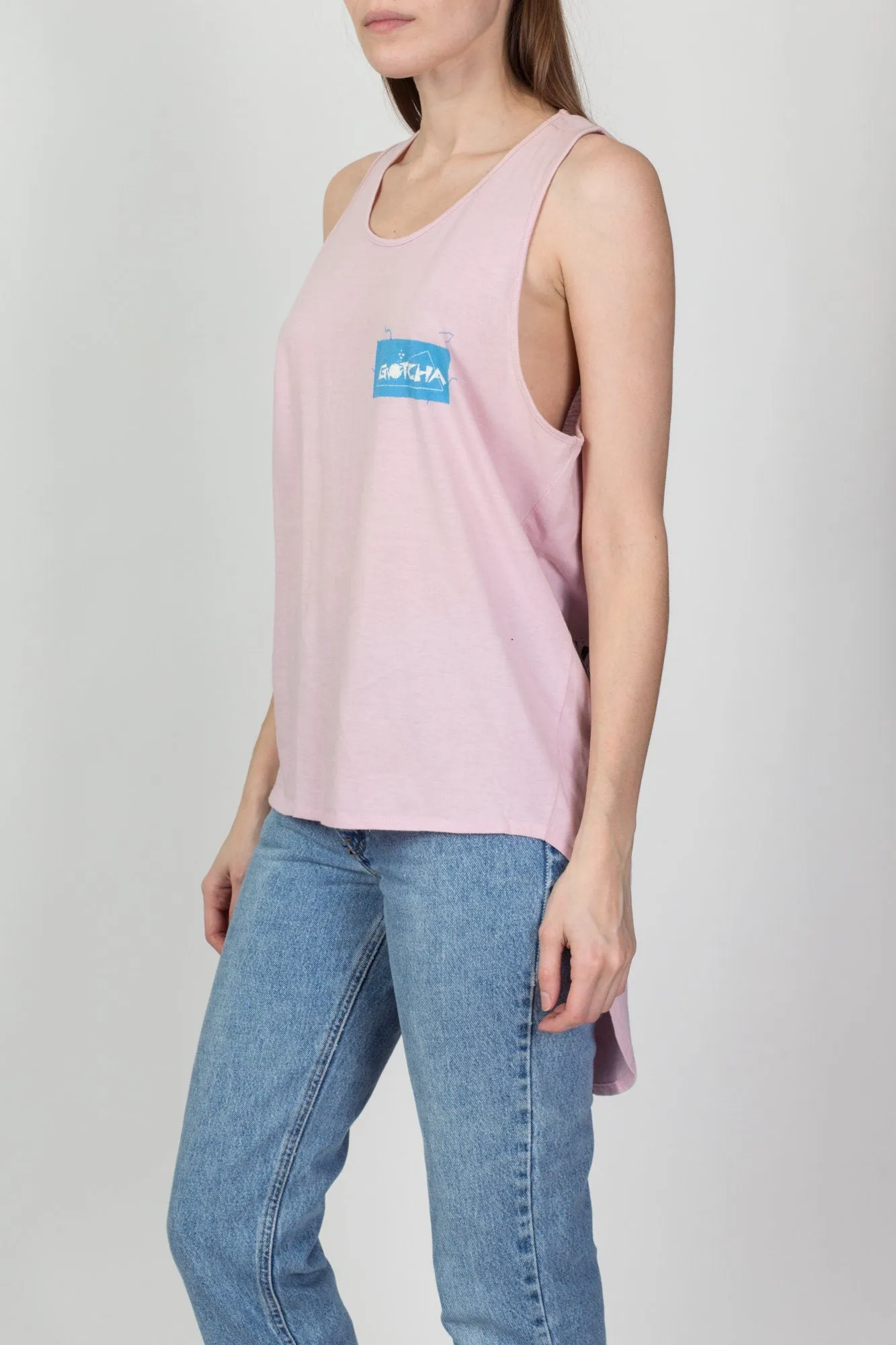 80s Gotcha Surf High Low Tank - Men's Medium, Women's Large