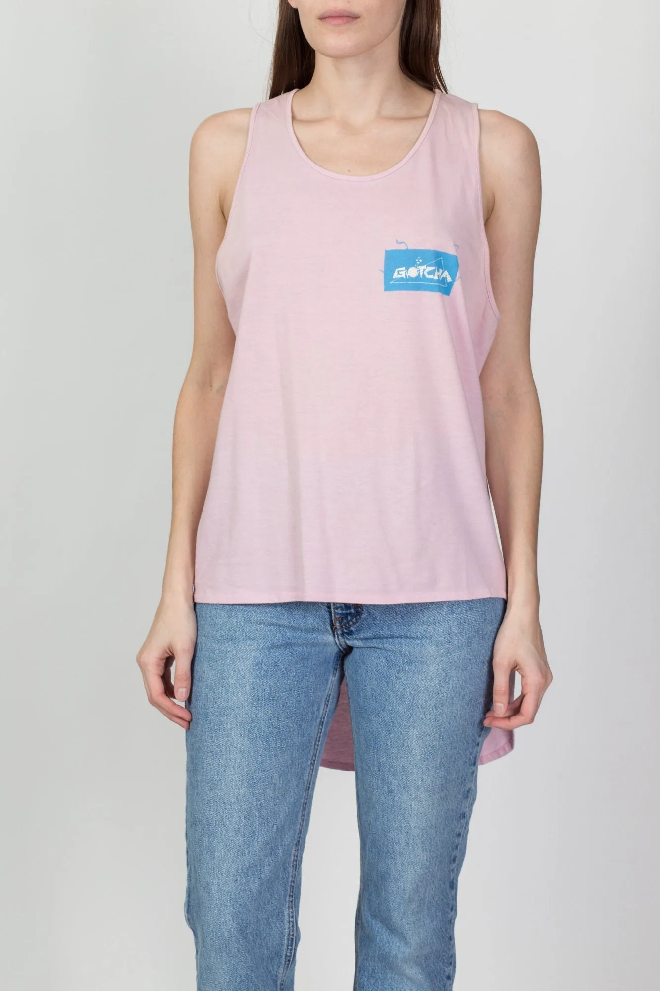 80s Gotcha Surf High Low Tank - Men's Medium, Women's Large