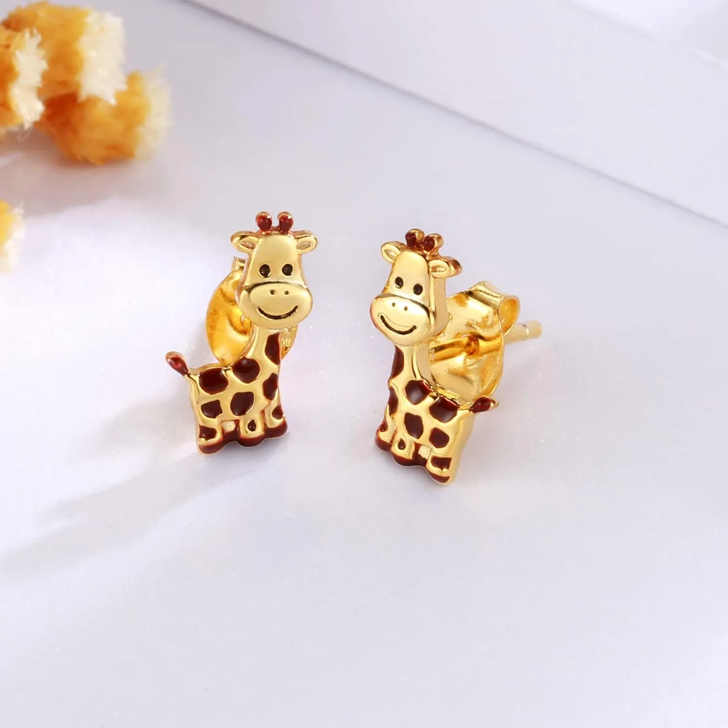 925 Sterling Silver Animals Earrings Hypoallergenic Stud Earrings Cute Animal Jewelry Unique Gifts for Women