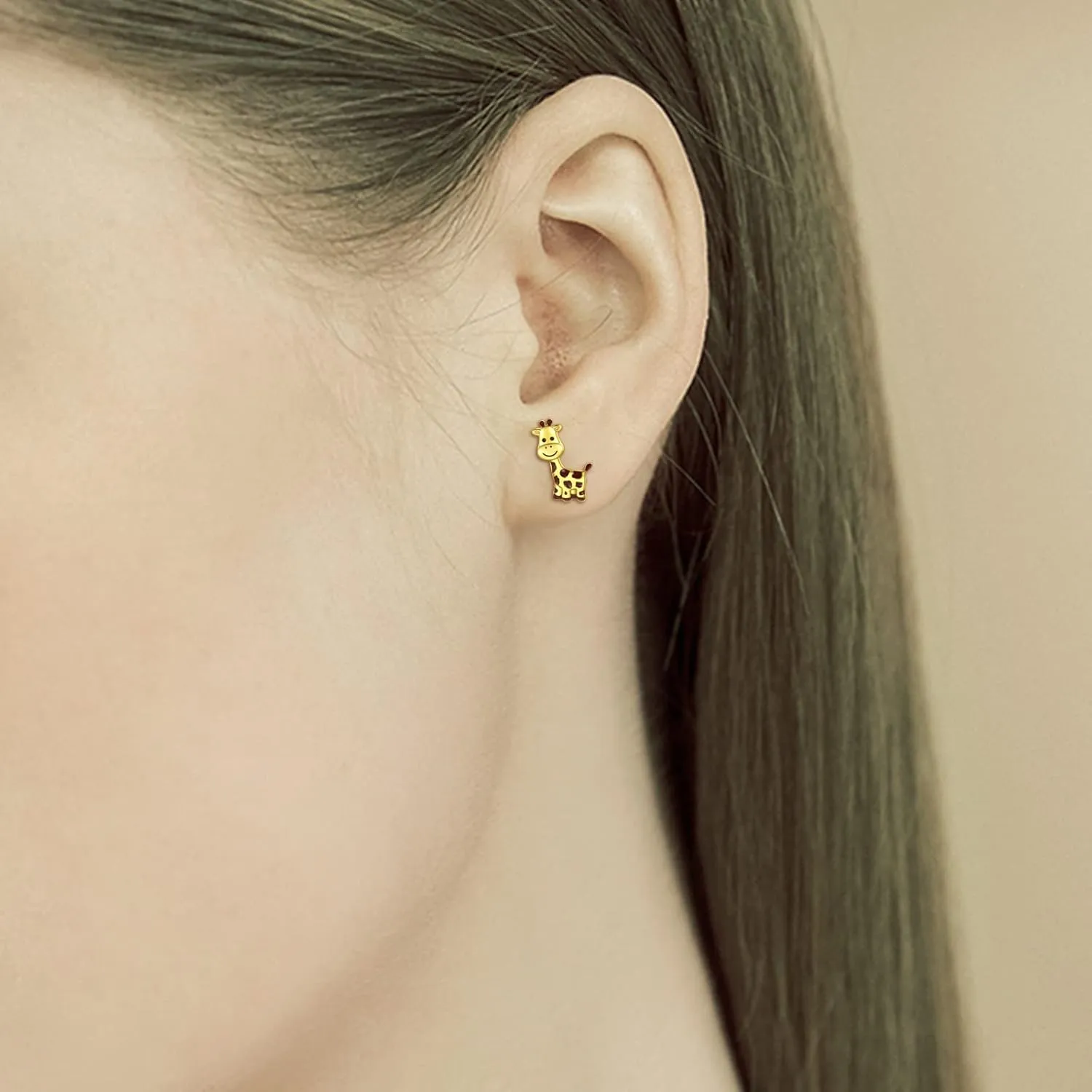 925 Sterling Silver Animals Earrings Hypoallergenic Stud Earrings Cute Animal Jewelry Unique Gifts for Women
