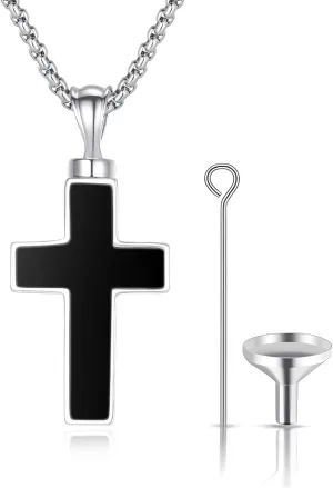 925 Sterling Silver Cremation Jewelry Urn Pendant Necklace for Ashes with Stainless Steel Chain