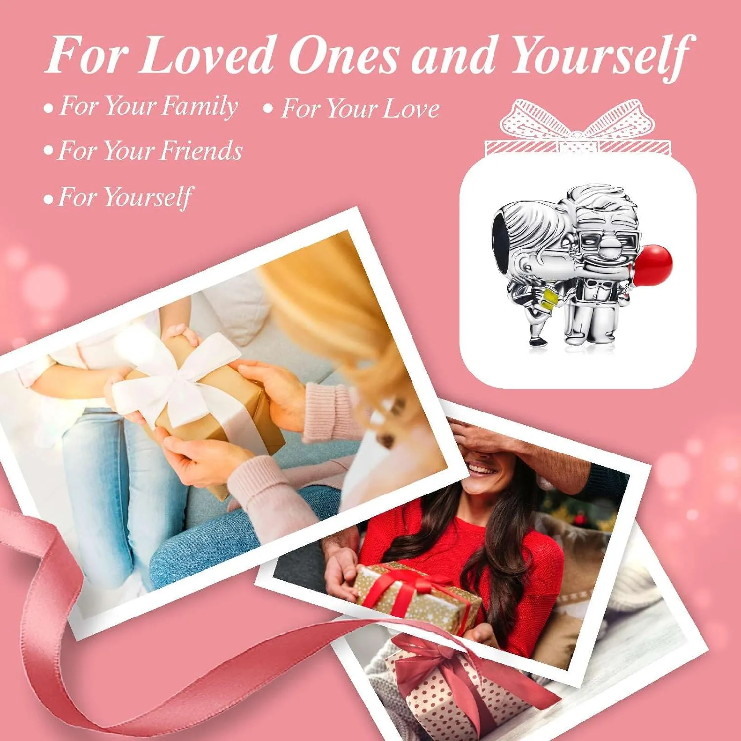 Animal Flower Heart Charms,Bead for Bracelets and Necklaces,S925 Sterling Silver Charms,For Women Jewelry Present