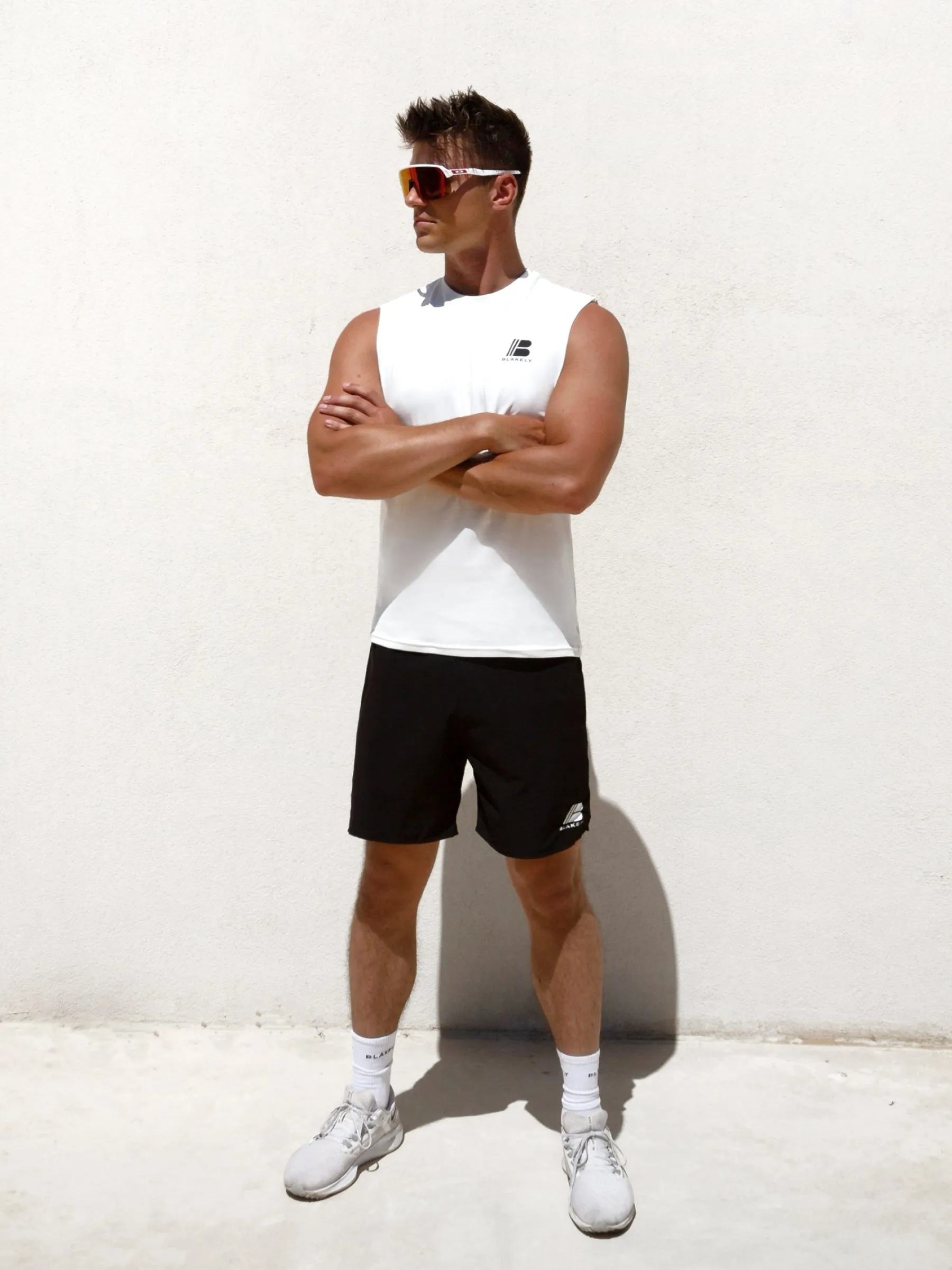 Apex Sleeveless Tee - White