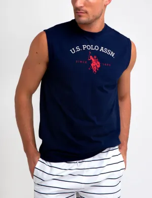 ARCHED LOGO MUSCLE T-SHIRT