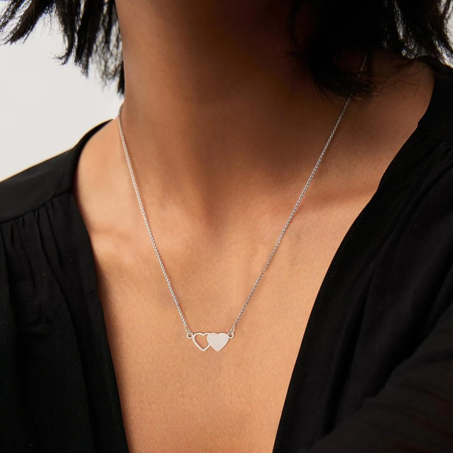 Best Friend Necklace Friendship Necklace for 2/3/4/5 Matching Heart BFF Necklaces Friendship Gifts for BFF Sisters Bestie