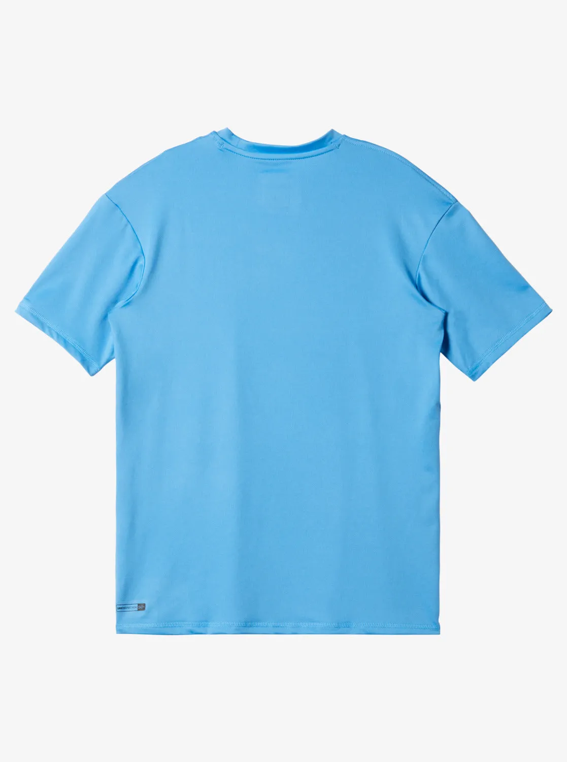 Boys 8-16 Solid Streak Short Sleeve Upf 50 Surf T-Shirt - Azure Blue