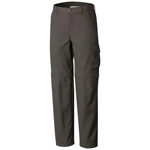 Boys' Silver Ridge III Convertible Pant - Grill