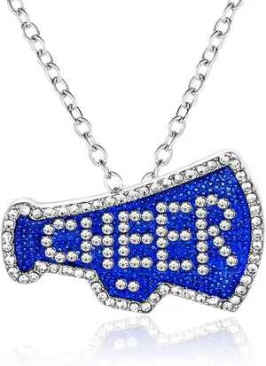 Cheer Necklaces for Teen Girls,Cheer Gifts for Girls,Cute Cheerleading Pendant Necklace Jewelry Birthday Christmas Gifts