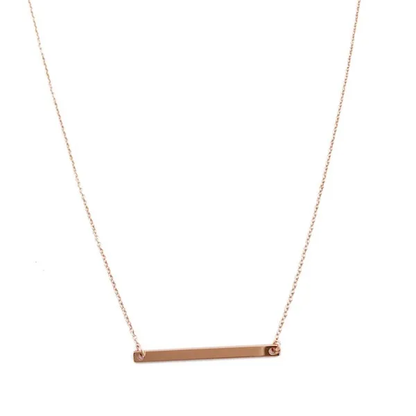 Classic Horizontal Bar Necklace