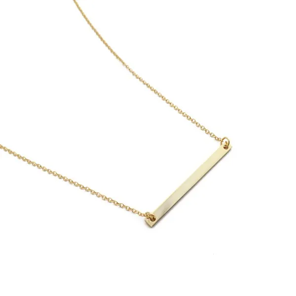 Classic Horizontal Bar Necklace