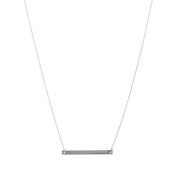 Classic Horizontal Bar Necklace