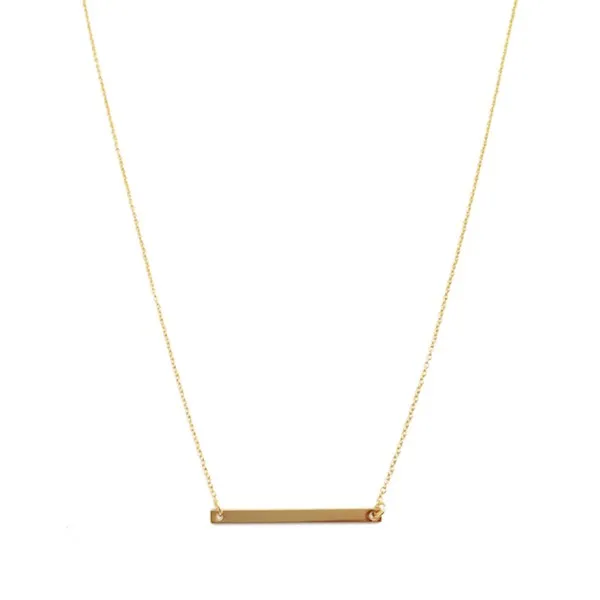 Classic Horizontal Bar Necklace