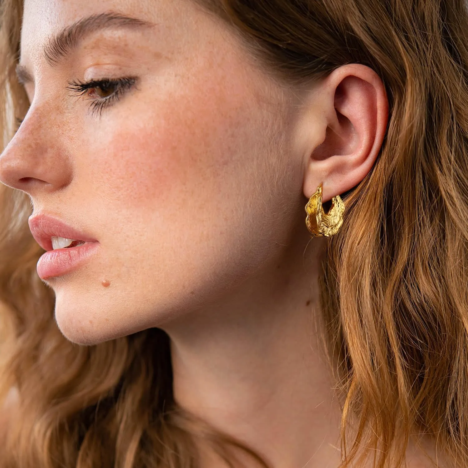 Dainty Small Ear Cuff for Women - Trendy 14K Gold Plated CZ Non Piercing Cartilage Earring Set Jewelry Gift