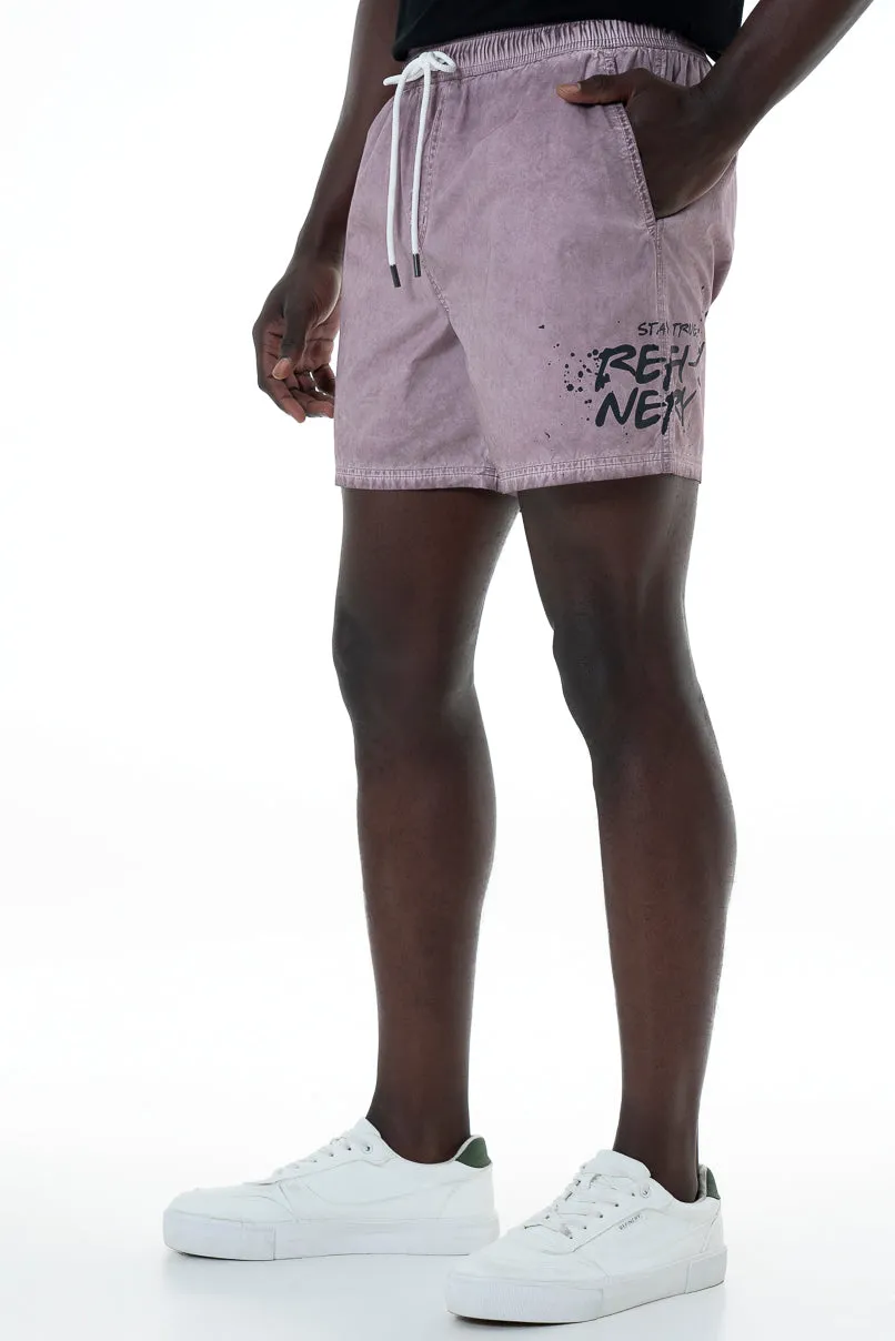 Dirty Dye Pool Shorts _ 153898 _ Berry