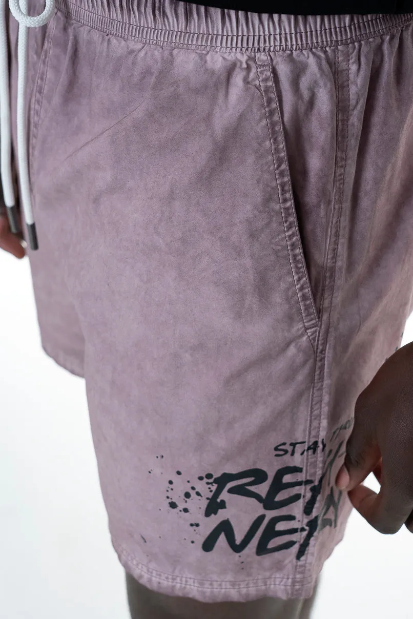 Dirty Dye Pool Shorts _ 153898 _ Berry