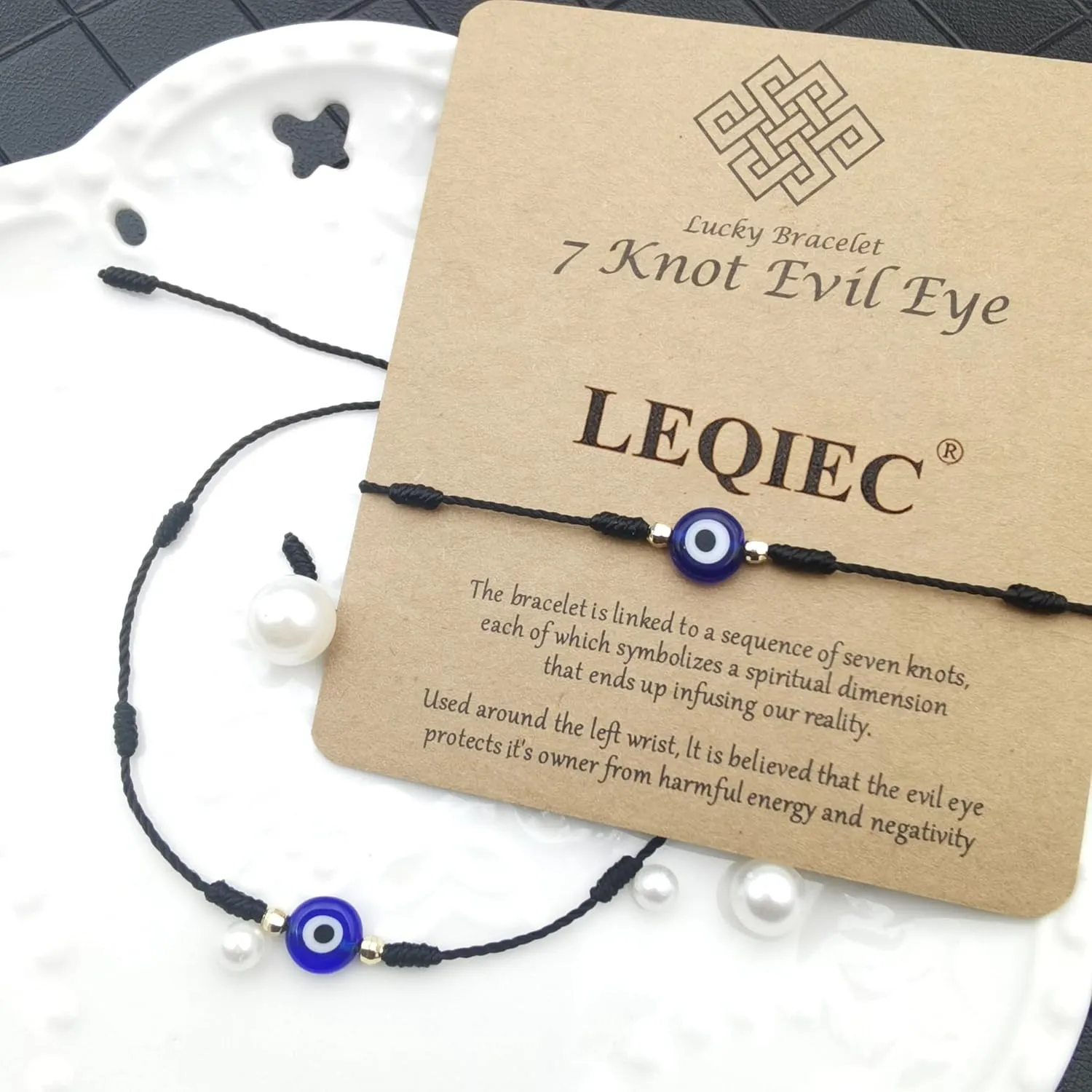 Evil Eye Bracelet for Women Men 7 Knot Red String Protection Blue Easter Bracelet Mal Be Ojo Mexican Energy