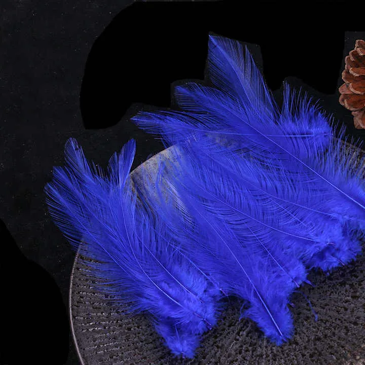 Feather Turkey Hair Earrings-أقراط شعر