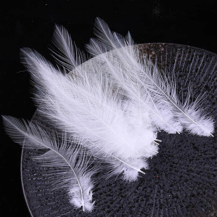 Feather Turkey Hair Earrings-أقراط شعر