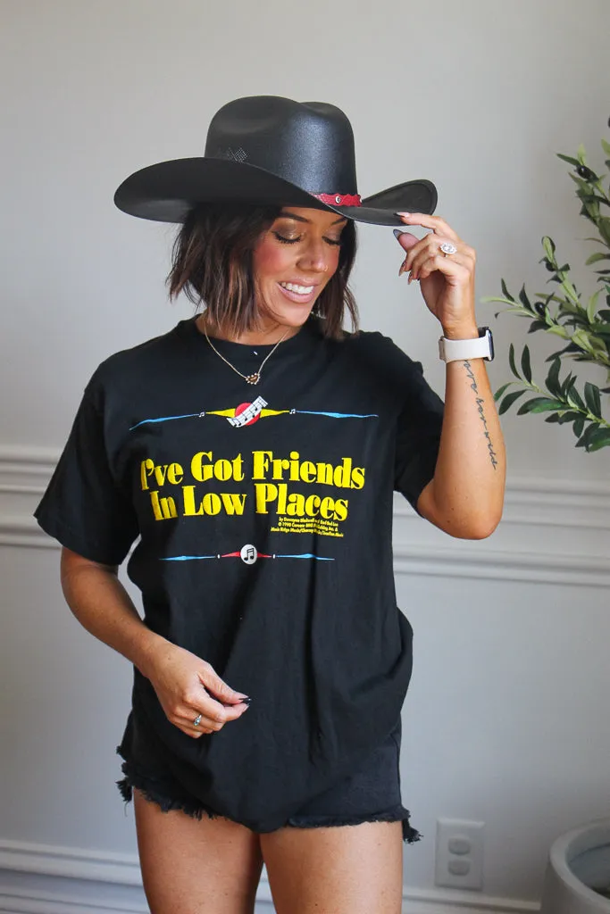 Friends In Low Places Vintage Tee