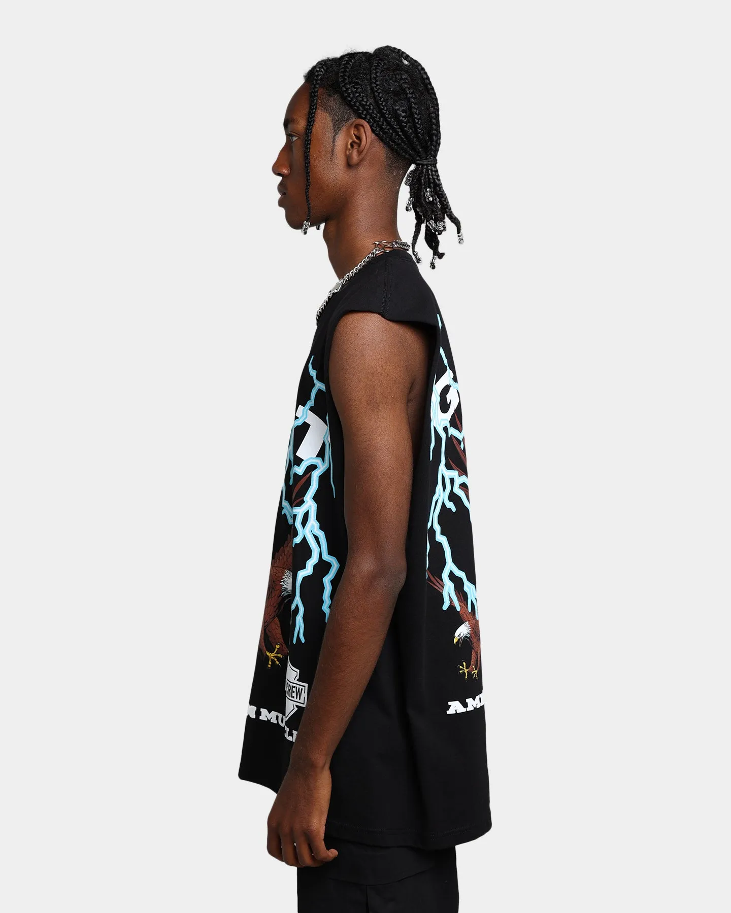 Goat Crew American Muscle Muscle T-Shirt Black