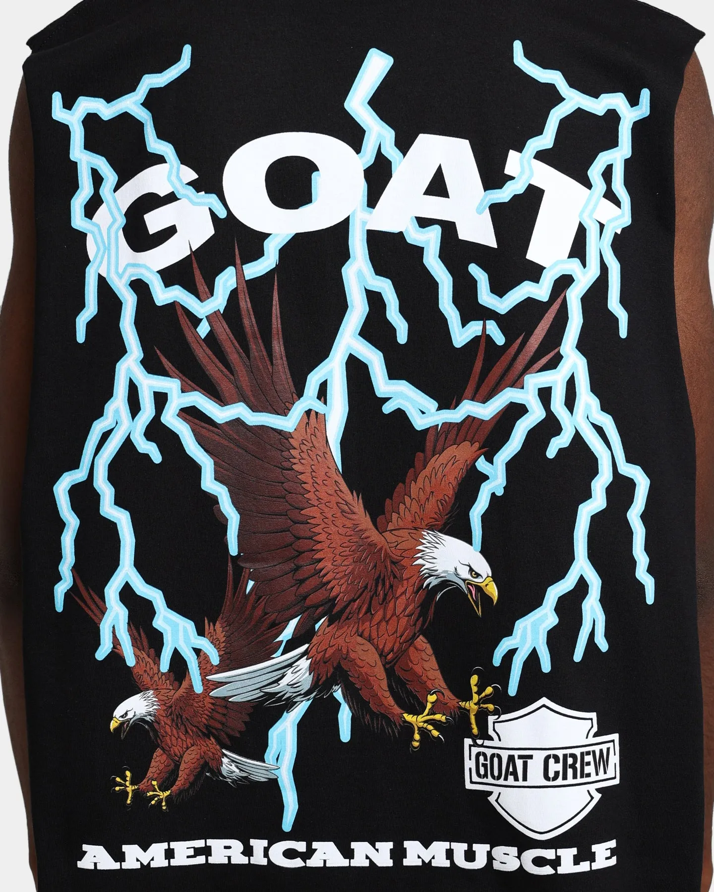 Goat Crew American Muscle Muscle T-Shirt Black