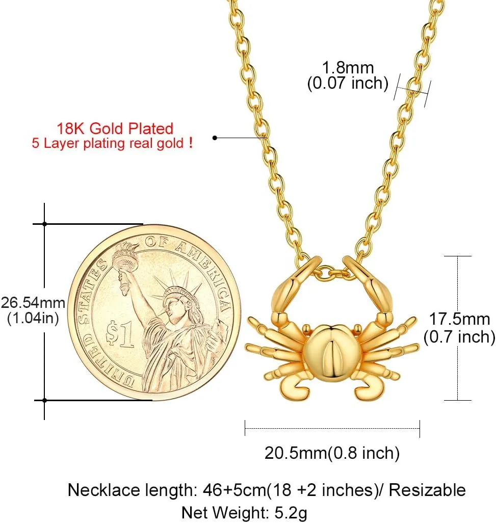 GOLDCHIC JEWELRY Zodiac Constellation Charm Necklace for Women, Gold Horoscope Astrology Pendant Necklaces Birthday Gifts