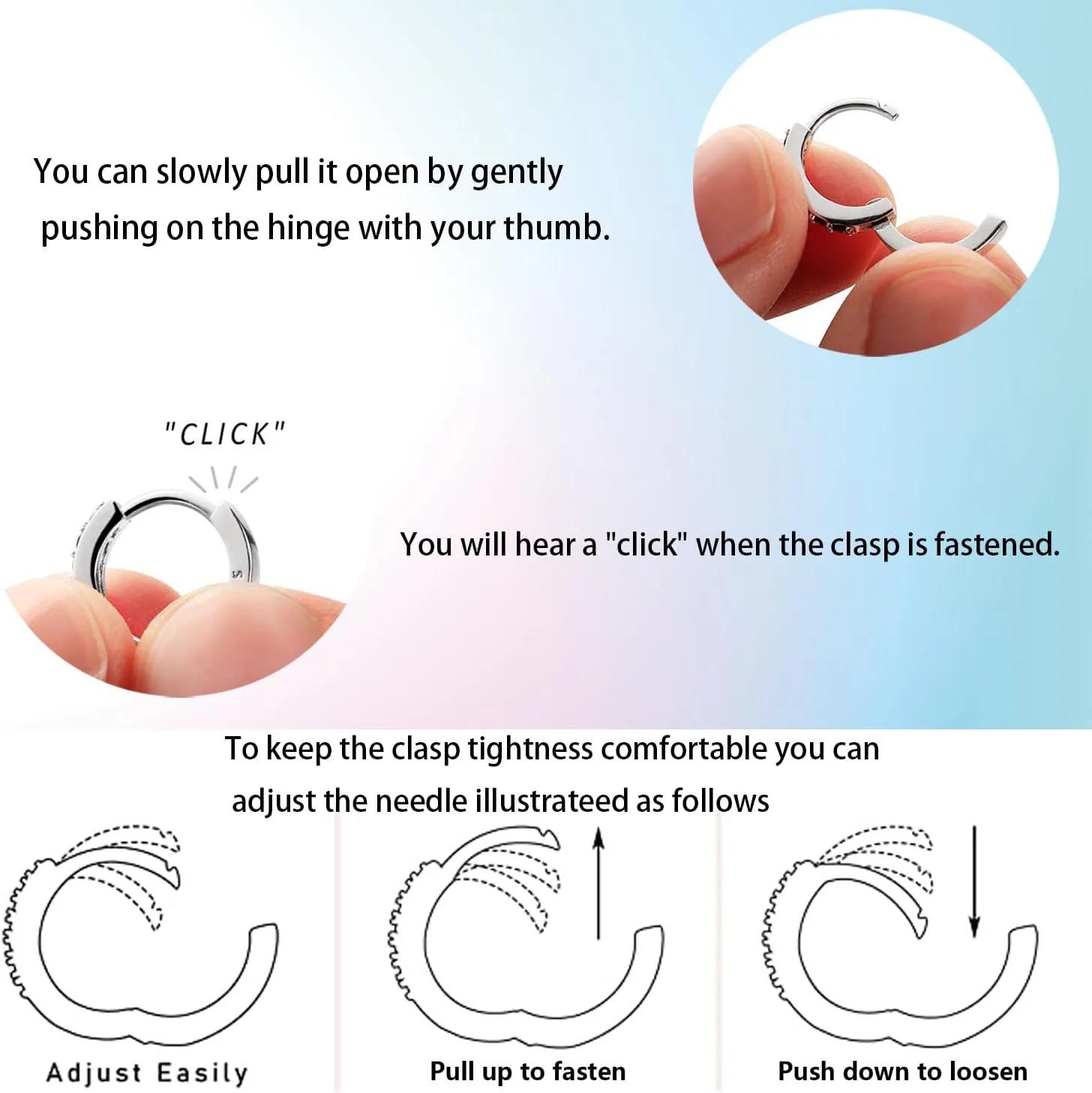 Hapour 925 Sterling Silver Hoop Earrings for Women Dangle Earrings Small Boho Earrings Rope Design for Sensitive Ears, Double Oval Huggie Hoop Earrings Gifts for Her Mother's Day Birthday
