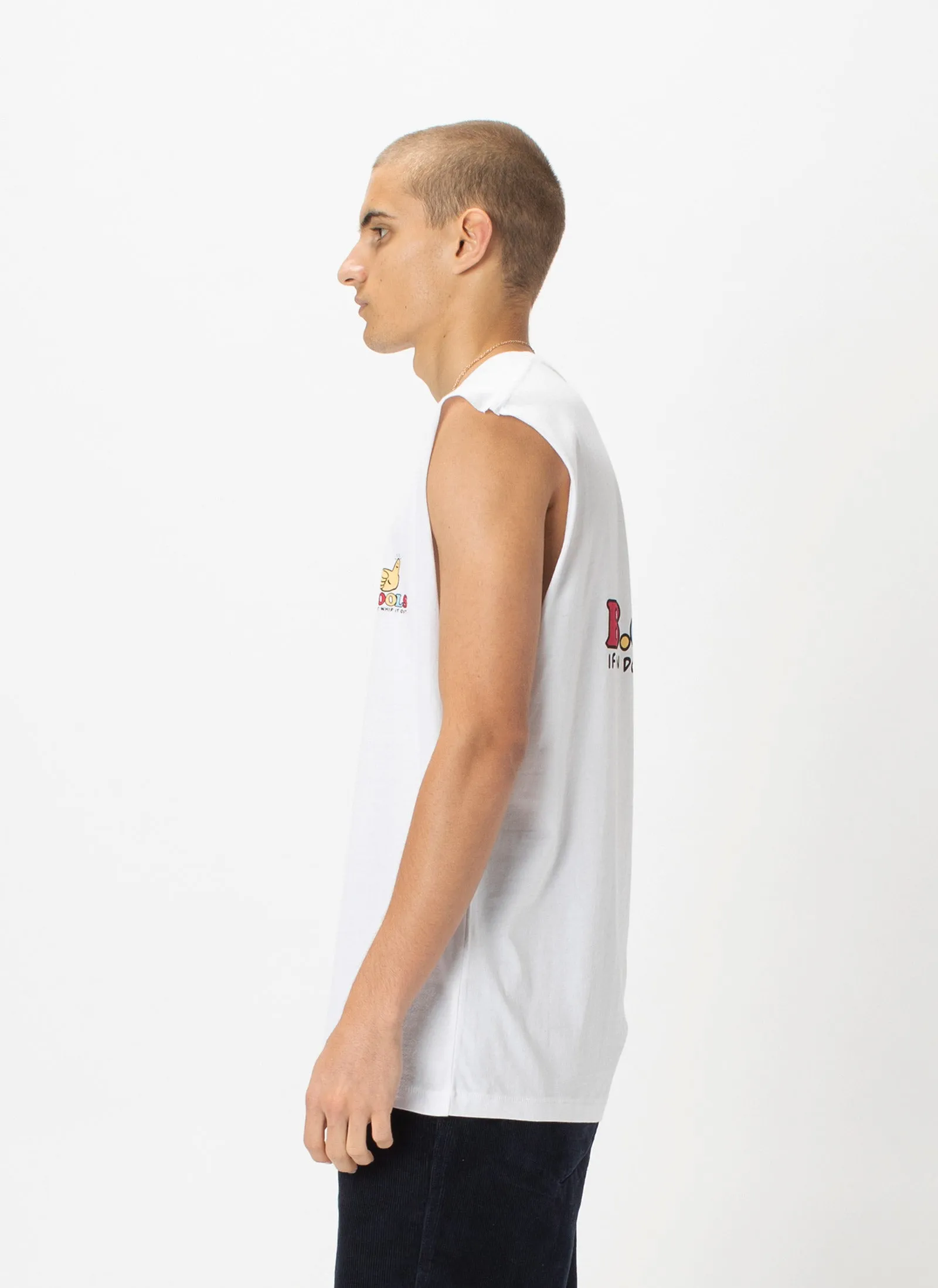 If In Doubt Whip It Out Muscle White