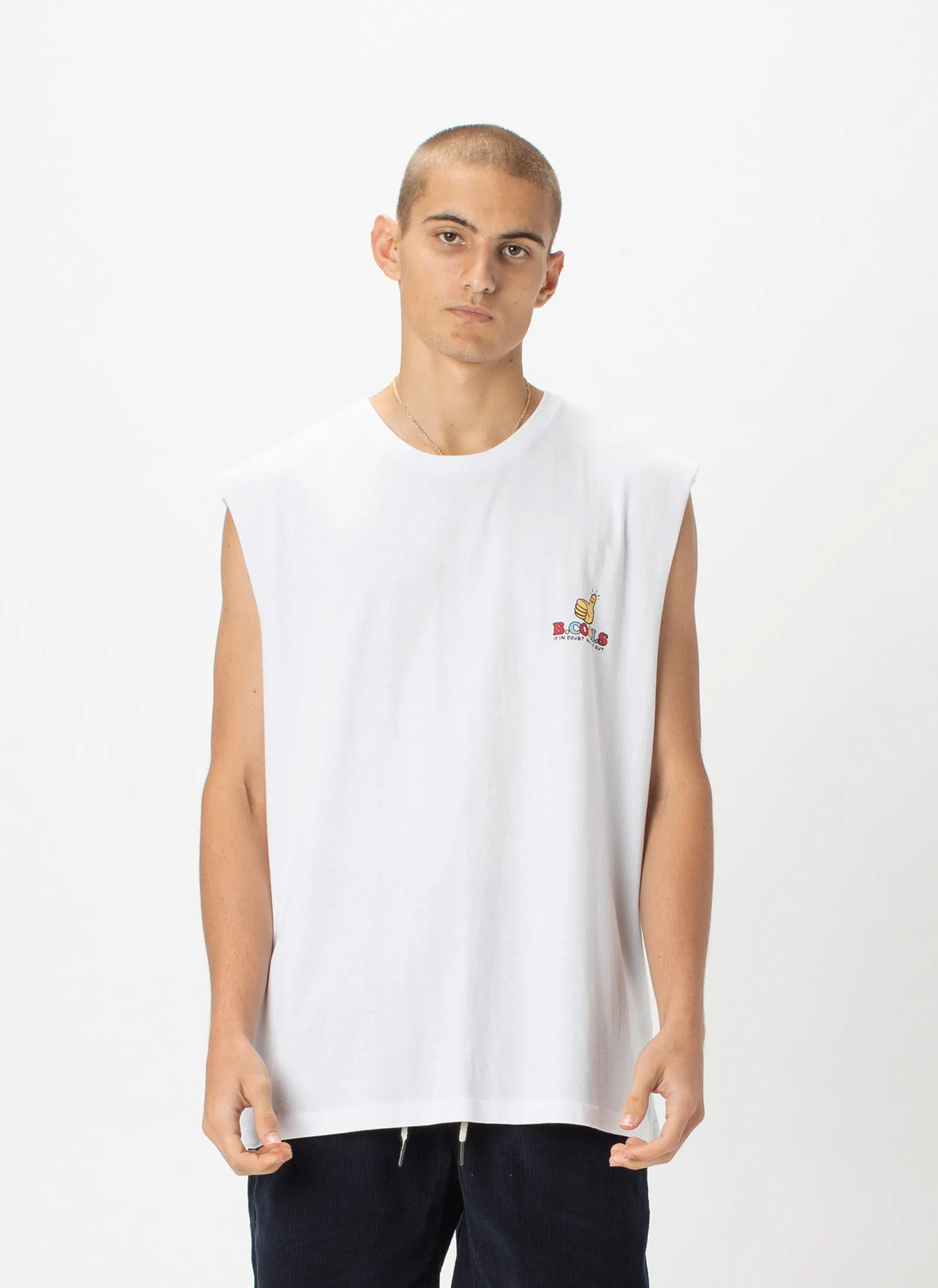 If In Doubt Whip It Out Muscle White