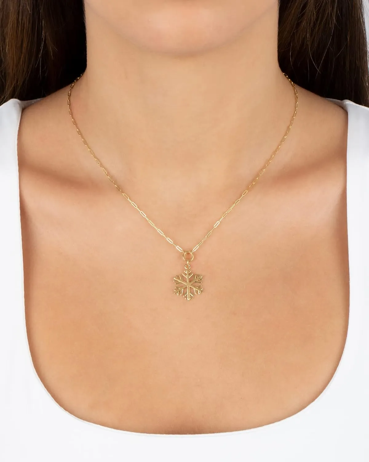 Jewelry Atelier Gold Filled Pendant Necklace Collection - 14K Yellow Gold Filled Pendant Necklace with Solid Clip Chain for Women (Different Sizes and Styles with Extension/Adjustable Chain)