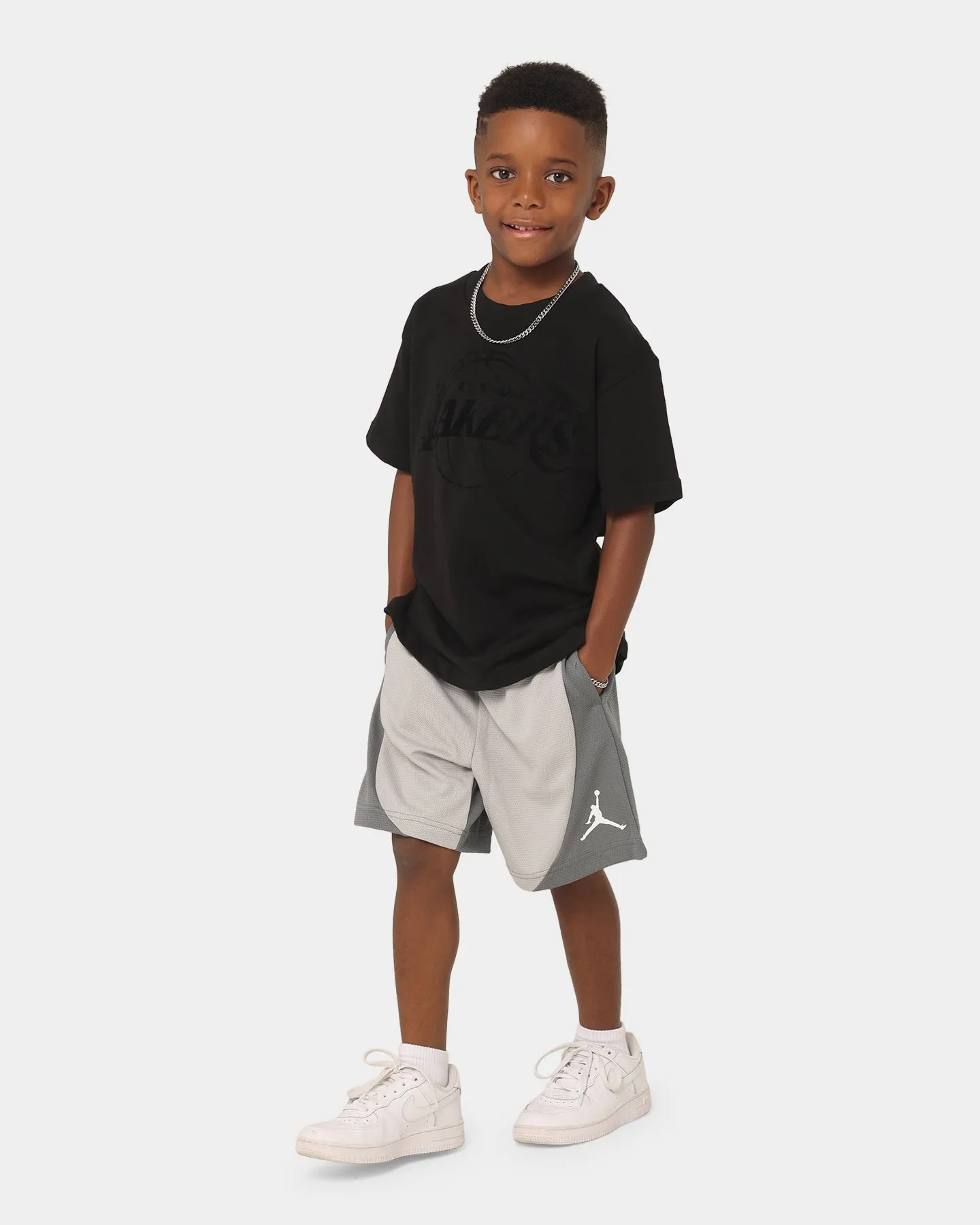 Jordan Kids' Jumpman Life Sport Shorts Light Smoke Grey