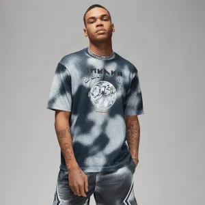 Jordan - Men - Color-Block Short-Sleeve Crew - Anthracite/Grey