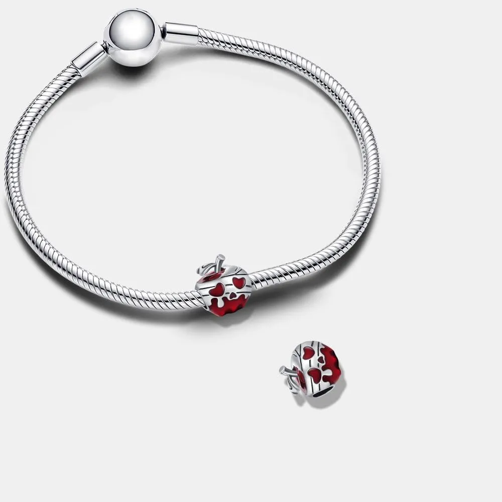 KEQ Halloween Night Dangle Charms for Bracelet 925 Sterling Silver Horror Halloween Bead Charms For Women Bracelet Necklace Earring Keychain DIY Party Jewelry