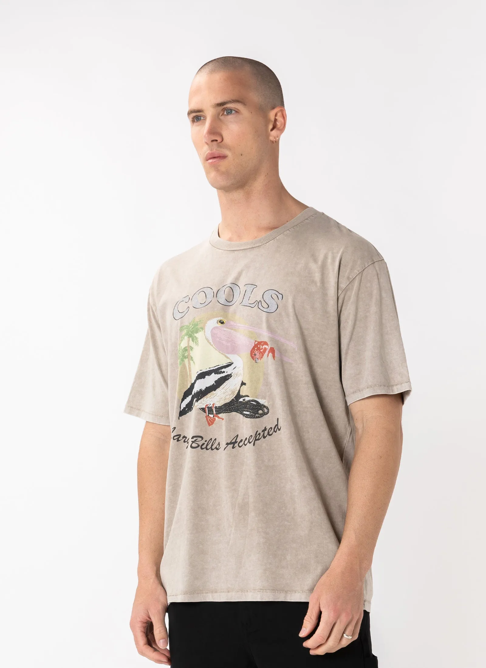 Large Bills Homie Tee Beige Acid