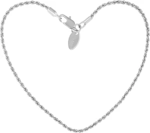 LIFETIME JEWELRY 1mm Rope Chain Bracelet for Women Men Teen 24k Real Gold Plated