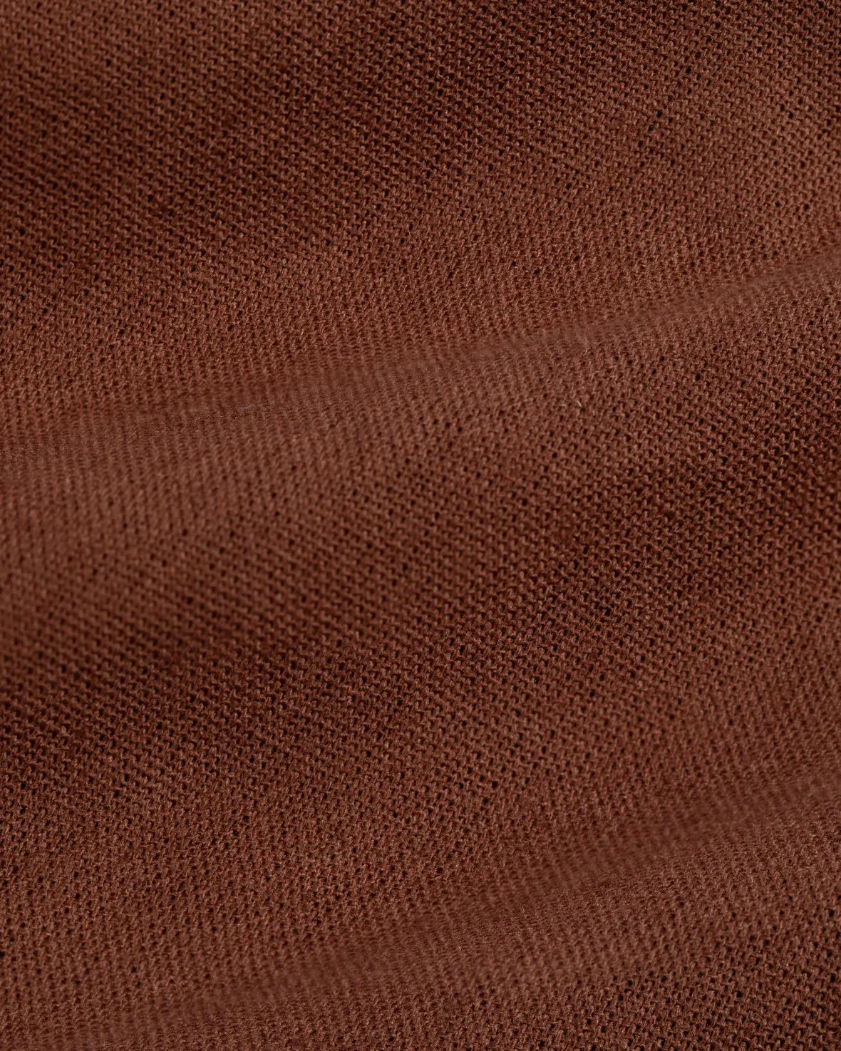Linen-Blend Shorts - Brown