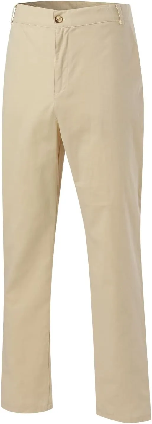 Linen Pants for Men Lightweight Beach Casual Yoga Pants Summer Vacation Hawaiian Slacks Plain Straight Leg Trousers