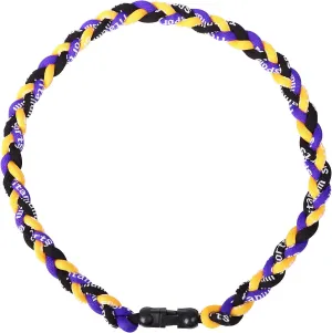 MapofBeauty 22 Inch 3 Rope Special Sport Nylon Braided Rope Three Color Necklace