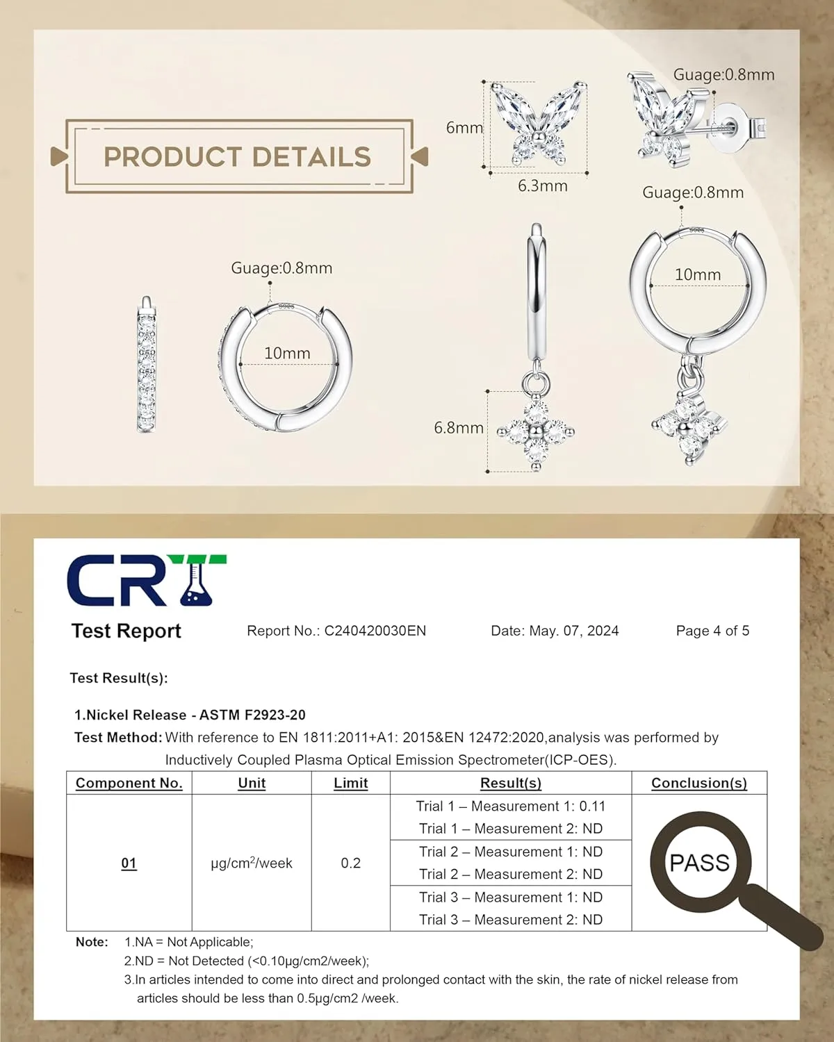 MILACOLATO 3 Pairs 925 Sterling Silver Earrings for Women, Dainty 14K Gold Plated Huggie Hoop Earrings Sets for Multiple Piercing, Hypoallergenic Cartilage Stud Hoop Earrings Stacks Trendy Jewelry Gifts for Women Mother