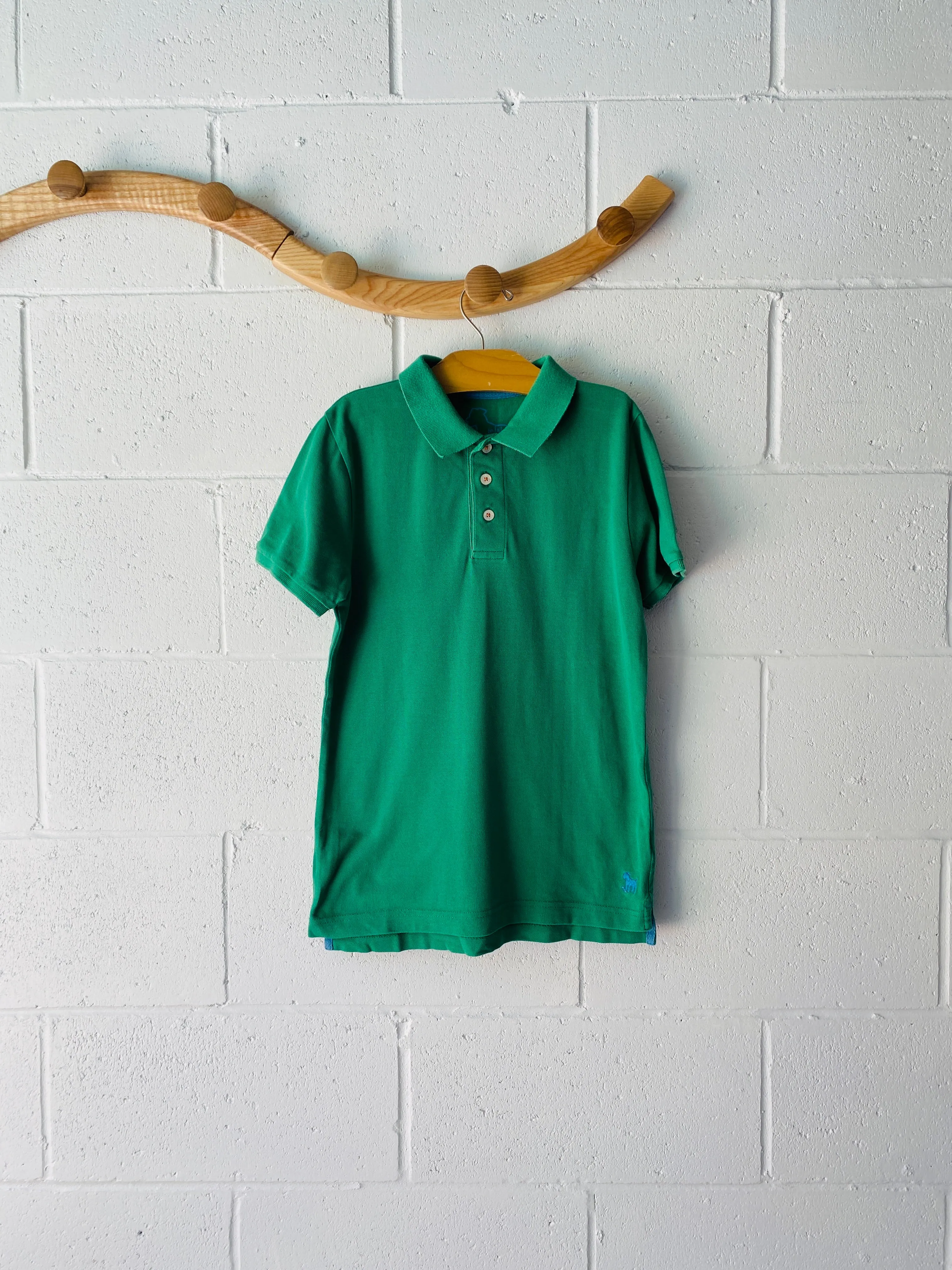 mini Boden Green Polo, 9-10 years