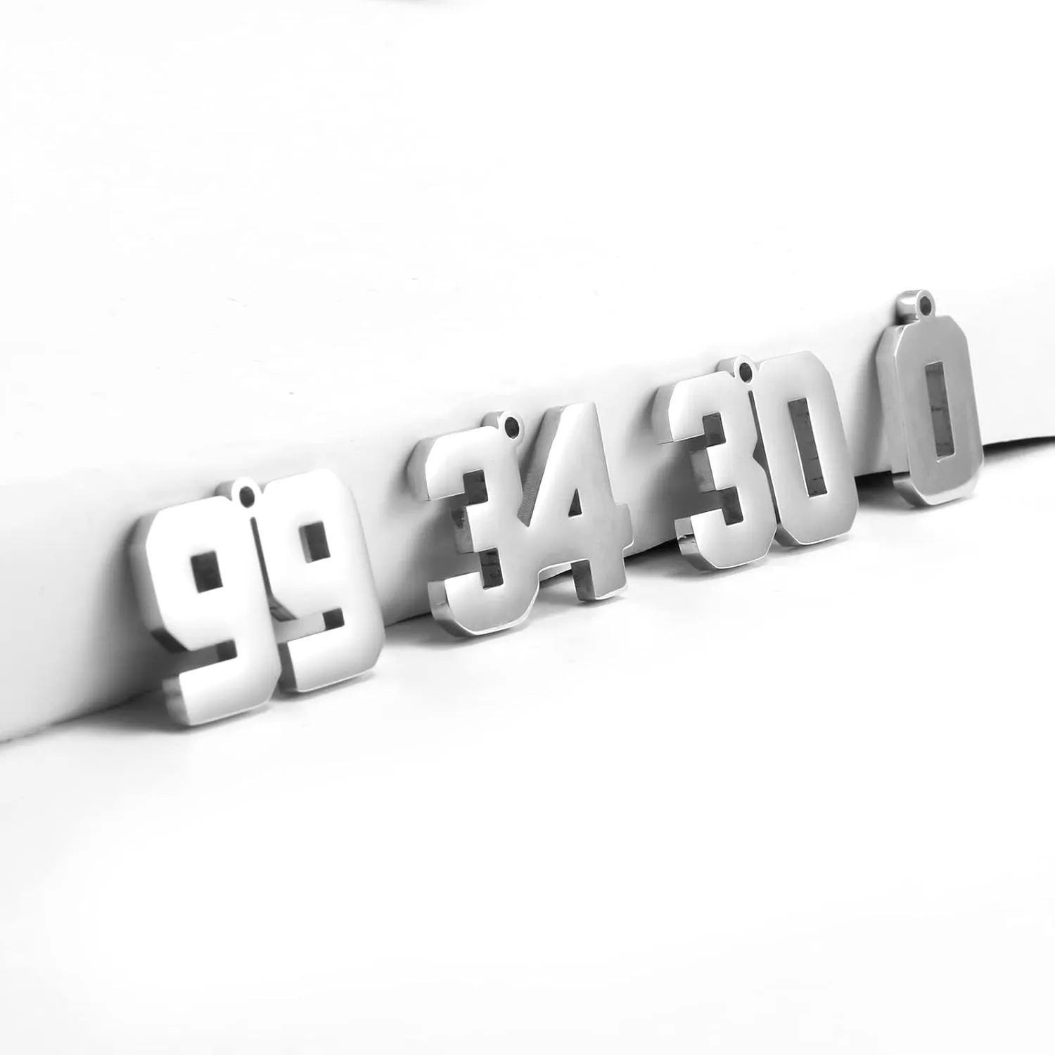 Personalized Jersey Number Necklaces for Mens,Athletes Stainless Steel Sport Number Pendant Chain for Mens Baseball/Basketball/Football Team Inspiration Jewelry with Gifts