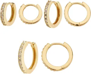 PH PandaHall Hoop Earring Small Hoop Earrings Set Piercing Earrings Tiny Earrings Hoops for Women Men