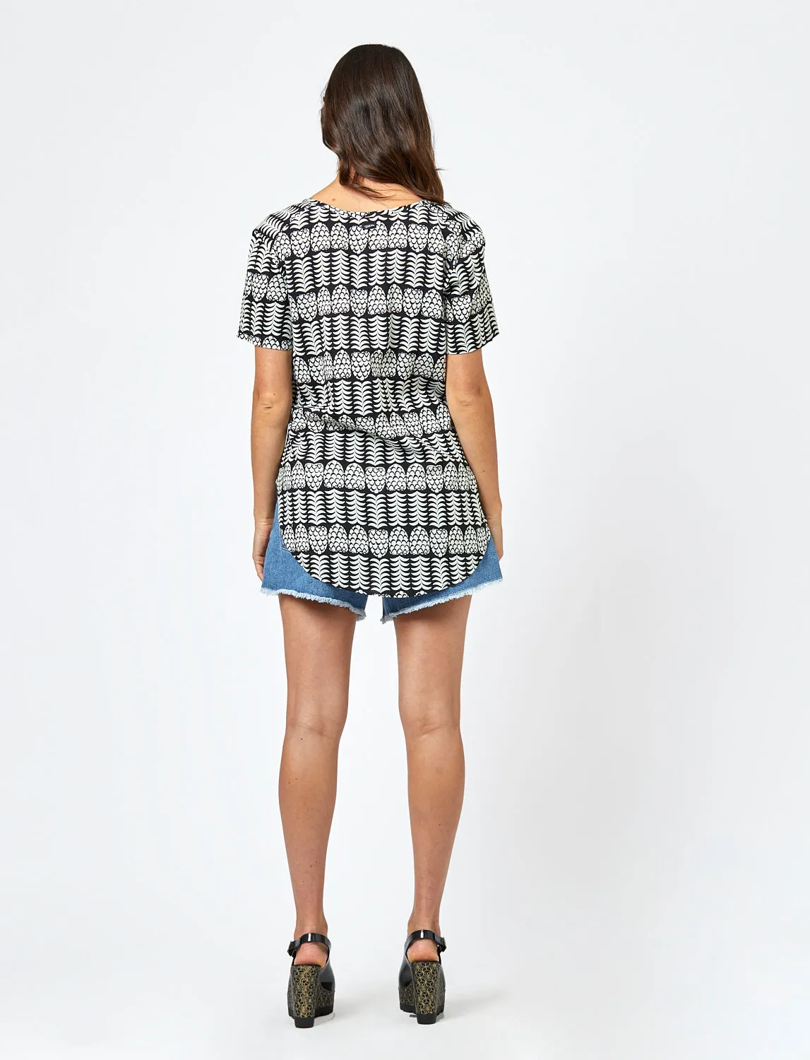 Portiri Blouse - Nanas Black