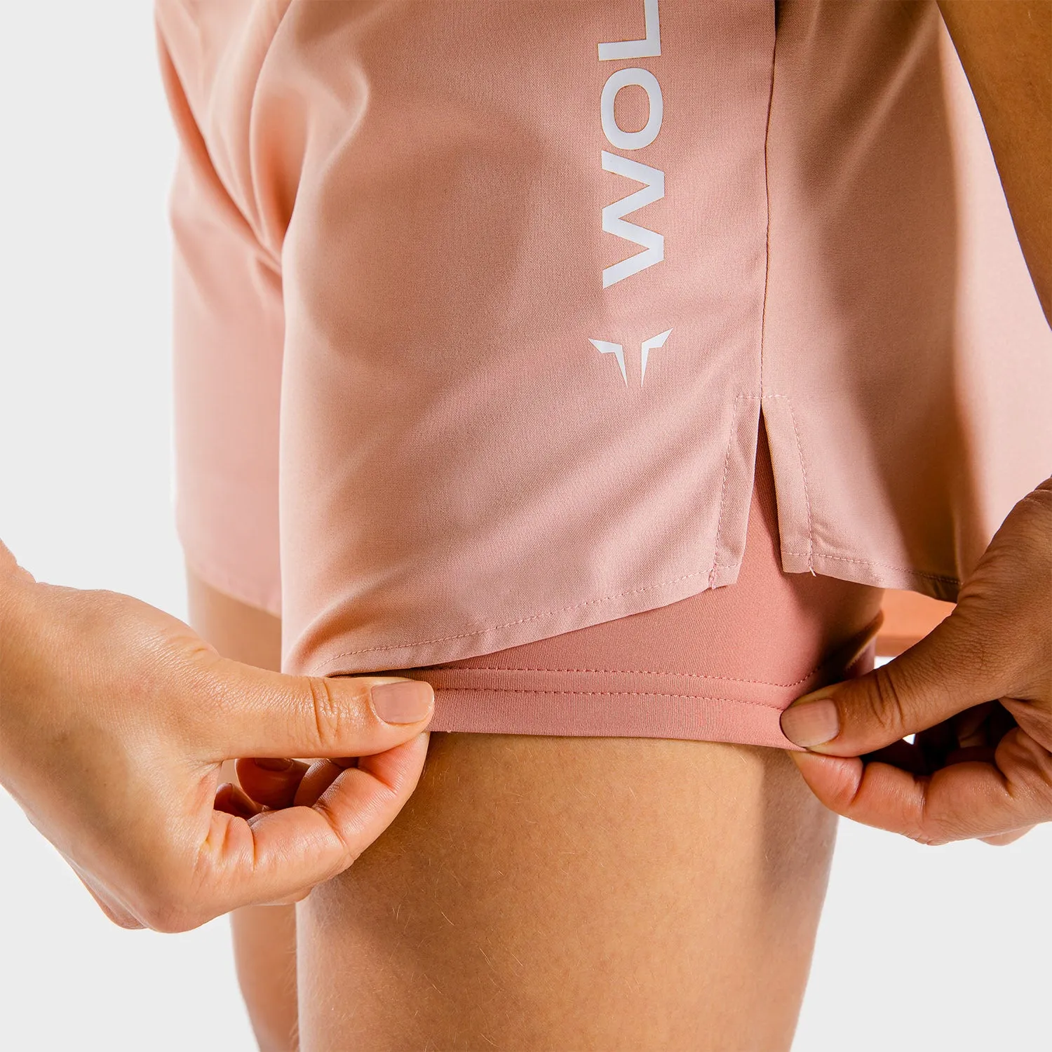 Primal 2-in-1 Shorts - Dusty Pink