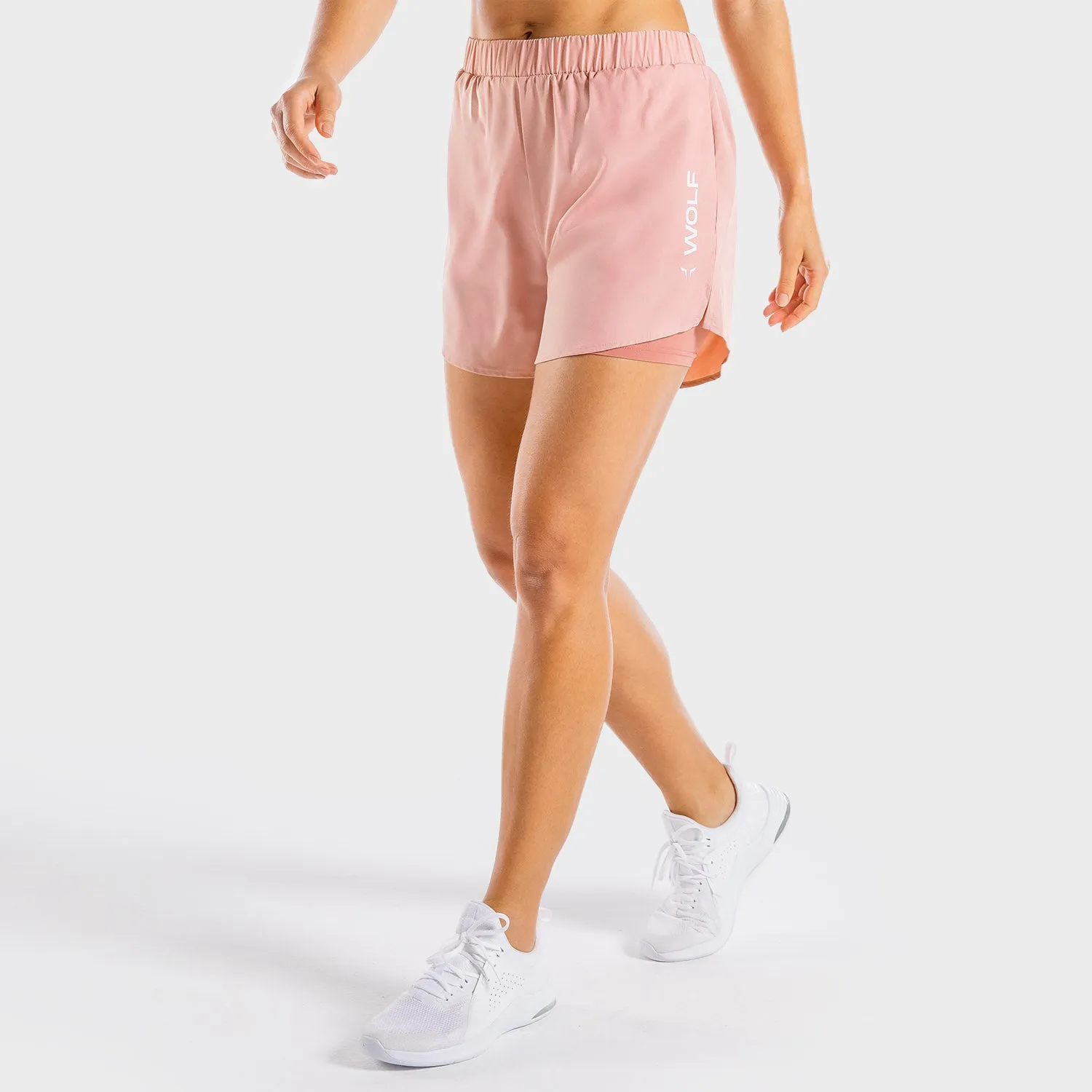 Primal 2-in-1 Shorts - Dusty Pink