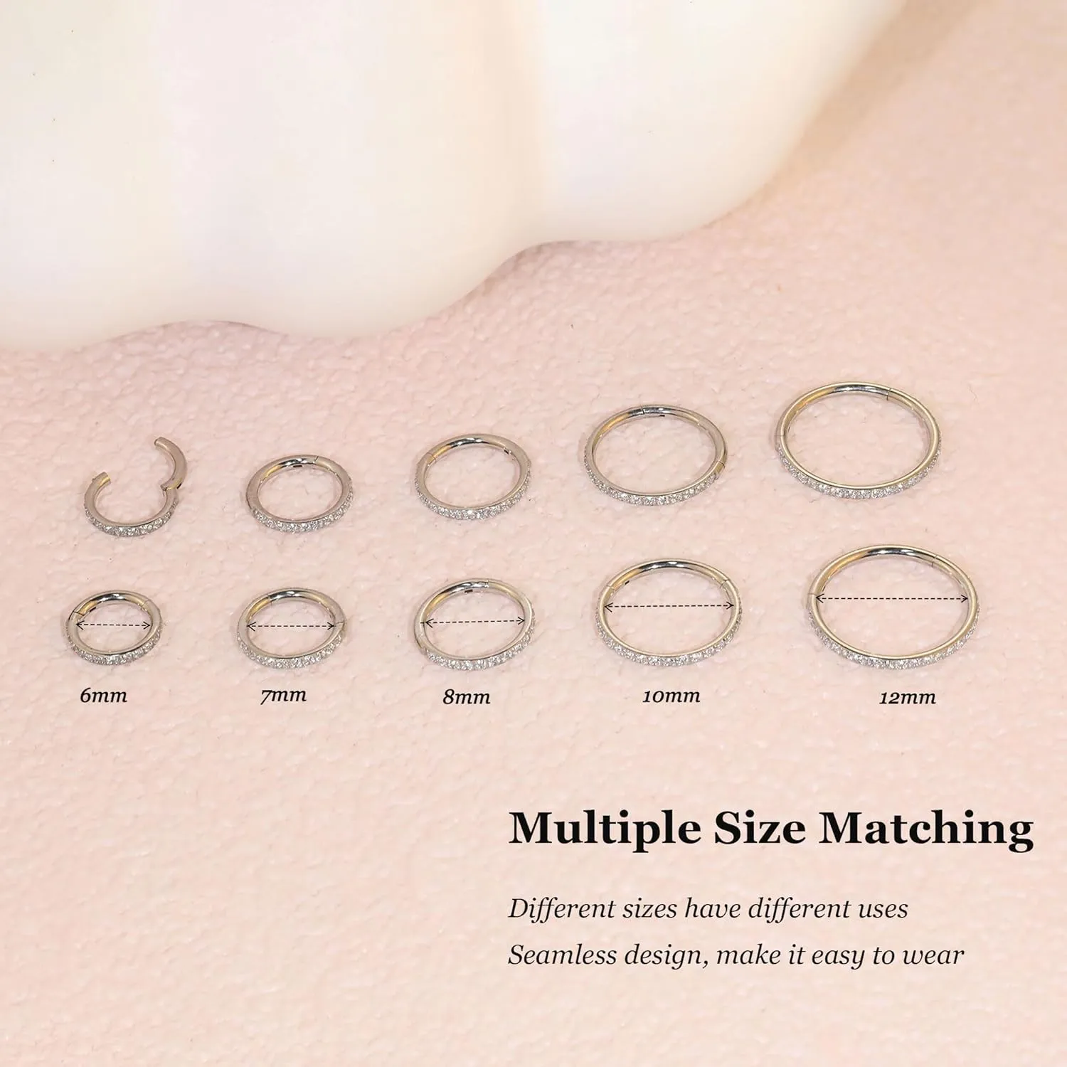 Small Gold Hoop Cartilage Earrings For Women Huggie Helix Conch Piercing Jewelry Hypoallergenic Titanium 14k Gold Plated Silver CZ Surgical Steel Sets