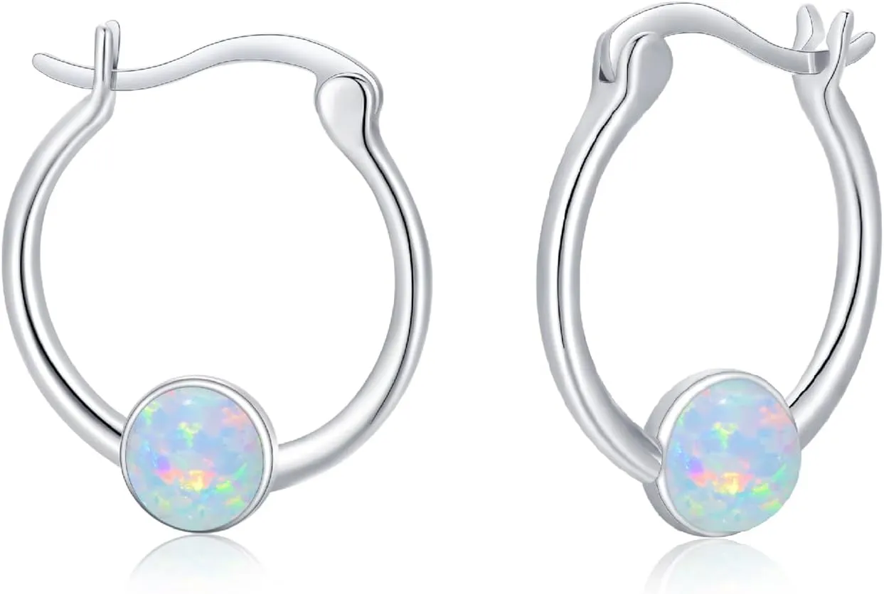 Sterling Silver Small Hoop Earrings Hypoallergenic Lightweight Women's Hoop Earrings Mothers Day Gifts Jewelry for Women