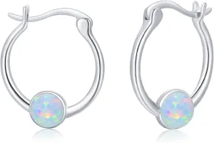 Sterling Silver Small Hoop Earrings Hypoallergenic Lightweight Women's Hoop Earrings Mothers Day Gifts Jewelry for Women